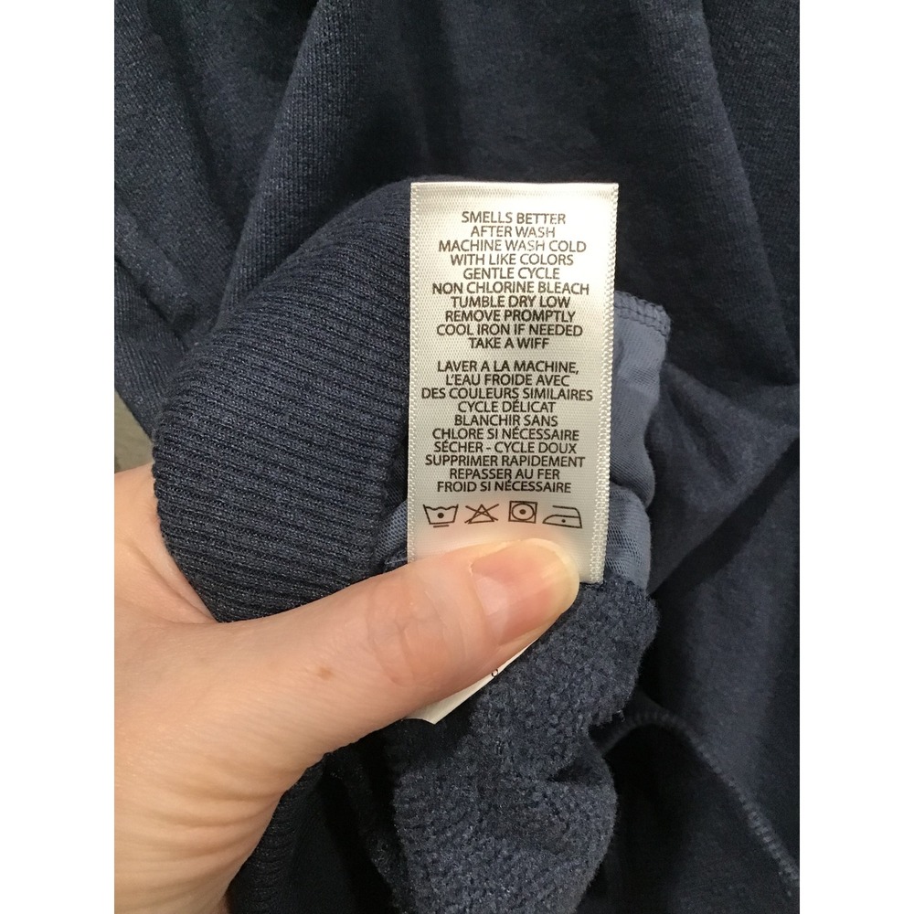 TravisMathew Wall Mock Neck Henley Pullover Sweater XL Navy Golf Athleisure Work - Picture 5 of 7